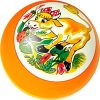 Ball with coloring by the method of multicolor pad printing and hand drawing
