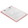 Placa-placa BRAUBERG "NUMBER ONE" com pinça A4 (228х318 mm), cartão / PVC, BORDEAUX