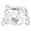 Curtain roll lightproof BRABIX 60x175 cm, cream/silver