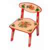 Золотая Хохлома / Ghế trẻ em bằng gỗ có vẽ tranh nghệ thuật, danh mục 0 chiều cao