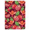 BRAUBERG / Notebook 60 l. in line SoftTouch cover, beige paper 70 g / m2, stitching, B5 (179x250 mm), POMEGRANATE / 4 pcs.