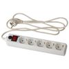 SONNEN / Surge protector U-351, 5 outlets, grounded, switch, overload protection, 10 A, 1.8 m