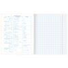 BRAUBERG / Notebook subject PASTEL 48 sheets, cardboard cover, GEOMETRY, cage, tip / 10 pcs.