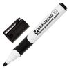 Marker for whiteboard BRAUBERG SOFT, BLACK, rubber insert, round tip, 5 mm