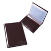 BEFLER / Classic driver's wallet, genuine leather, embossed, 6 plastic pockets, brown
