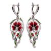 Жемчужина / Earrings 30166 "Lilium elegance"