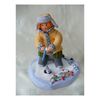 Ковровская глиняная игрушка / Figurine "Composition. Winter fishing"