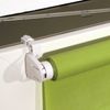 CURTAIN roll BRABIX 60x175 cm, texture - lynn, protection 55-85%, 200 g/m2, green