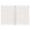 BRAUBERG / Notebook 48 y. checkered cover leatherette suede, stitching, A5 (147x210mm), CORAL, CAPRISE / 10 pcs.