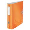Cartella-cartella LEITZ "Active WOW", meccanismo 180°, polyphom, 82 mm, arancione