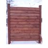 Fences made of carved wood