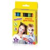 Paint the grim INLANDIA, SET of 6 colors, bright colors, face and body washed off with water