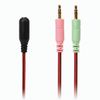 SVEN / Headphones with microphone (headset) AP-G988MV, wired, 1.2 m, with headband, black-red