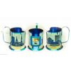 Zirconia cup holder with crystal glass in a box