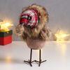 Сималенд / Interior doll "Chick in a cap and a scarf in a cage"