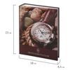 BRAUBERG photo album for 200 photos 10x15 cm, hard cover, "Clock", brown