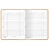 Альт / Diary grade 1-11, leatherette (hard), embossing, lace, 48 sheets., VELVET Orange / 10 pcs.