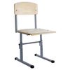Adjustable student's chair "Pupil", 720-800х380х480 mm, height 4-6, gray frame