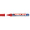 EDDING / Marcador de Edding / Cap-off, Quadro Branco, Ponta Redonda, Vermelho 1,5-3mm