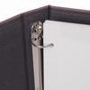 Photo album BRAUBERG 20 magnetic sheets, 23х28 cm, smooth skin, with rings, brown