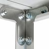 Metal BRABIX "MS KD-200/50-5" (in 2000-s1000/g500mm), 5 shelves, compact packaging