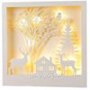 Kaemingk / New Year lamp Forest guests 30 * 30 cm battery operated, 12 LED lamps