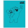 HATBER / Notebook, А5, 48 sh., Comb, cage, cardboard cover, "The Whole Truth About Bears" / 10 pcs.