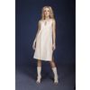 Снежинка / Snowflake / Women's dress "A-la-russ" with embroidery and lace