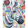 ВанГогВоМне / VanGogVoMne / Painting by numbers "Zebra in abstraction" 40x50 cm