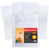 Carpetas perforadas, A4, BRAUBERG, juego de 100 uds., "Piel de naranja", 45 micrones