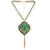 Торжокские золотошвеи / Pendant "Malachite Tale"