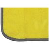 ЛАЙМА / Universal double-sided napkin, dense microfiber (plush), 35x35 cm, yellow / gray