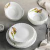 Доляна / Doliana / Dinner service "Marvelous calla lilies", 18 items: 6 plates d = 17.5 cm, d = 23 cm, 15 × 5 cm