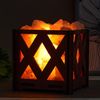 Сималенд /  Salt lamp with dimmer "Basket B Rhombus"