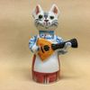 Figurine porcelain "Cat with balalaika"