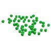 GamesDealer / Plastik kemikler, 10 mm, 1 adet, yeşil