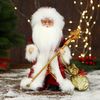 Зимнее волшебство / Doll "Santa Claus, in a red coat, with a staff and a bag"