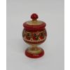 Беломорские узоры / Wooden saltcellar on a leg "Mezenskaya painting. Birds"