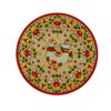 Беломорские узоры / Plate wooden "Onega painting" 25 cm