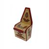 Беломорские узоры / Salt shaker wooden "red Rakulskaya painting" with lid