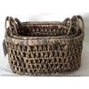 Wicker basket, 3 pieces