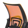 BRABIX / Armchair "Fly MG-396", with armrests, mesh, orange / black, 532084