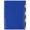 Intercalaire plastique OFFISMAG, A4, 20 feuilles, alphabétique A-Z, table des matières, couleur, RUSSIE