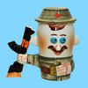 Веселый фарфор / Cheerful porcelain / Gift set "Soldier Mug in Panama" in a Box