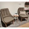 Kaemingk / Artificial rattan furniture set Marseille: 1 table + 2 armchairs