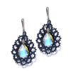 Lace earrings "Carmen" blue