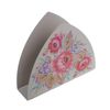 Жостово / Napkin holder triangular beige background