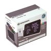 BRESSER weather station Temeo TB, temperature sensor, hygrometer, clock, alarm clock, black
