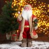 Зимнее волшебство / Doll "Santa Claus, in a red plaid coat with gifts"