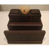 РосХозДом / RoskhozDom / Set for spices wooden on a stand Dispenser type 2
